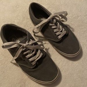Vans Authentic Core Classics Men's Size 7 Gray Sneakers Tennis Shoes